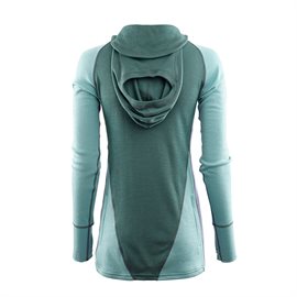 Aclima Warmwool Hood Sweater Women, n.atlantic