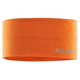 Aclima Lightwool Headband / pandebånd, orange popsicle, str. M