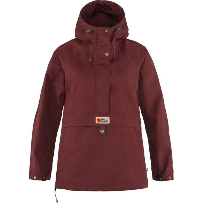 Billede af Fjällräven Vardag Anorak Women-bordeaux red-XS - Dametøj hos Outdoornu.dk