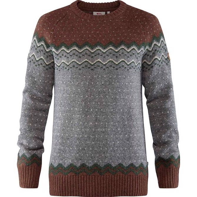 Fjällräven Övik Knit sweater Men-autumn leaf