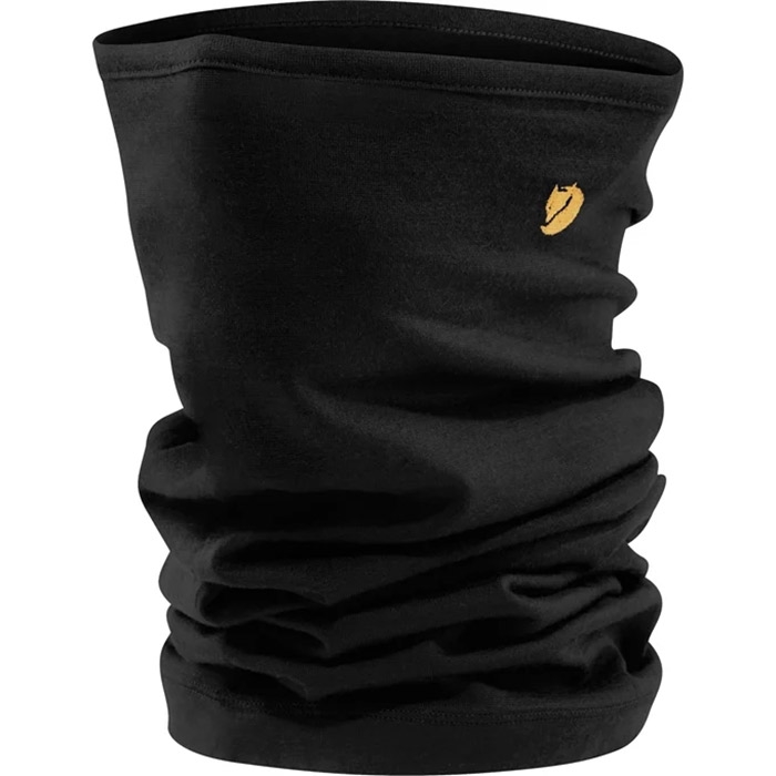 Fjällräven Bergtagen Neck Gaiter halsedisse 100% uld-black - Buff og lign.