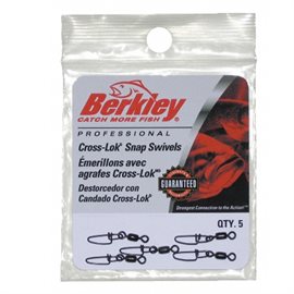 Berkley Cross-Lok Snap Swivels / blinklås str. 10/18kg