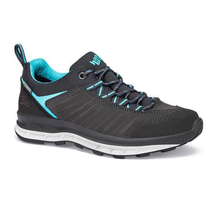 Hanwag Blueridge Low Women ES, asphalt/ocean-37,5 / UK 4,5 - Vandresko