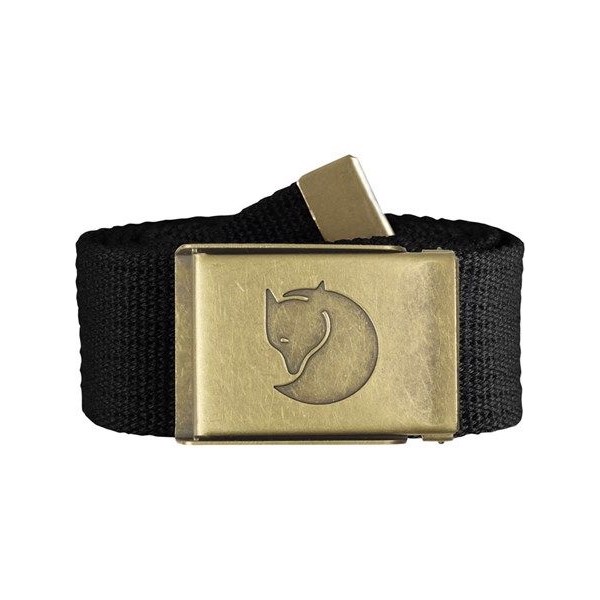 Fjällräven Canvas Brass bælte-black