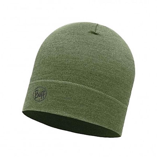 Buff Midweight Merino Wool hue, light military