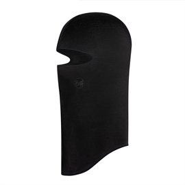 Buff Merino Lightweight balaclava, solid black