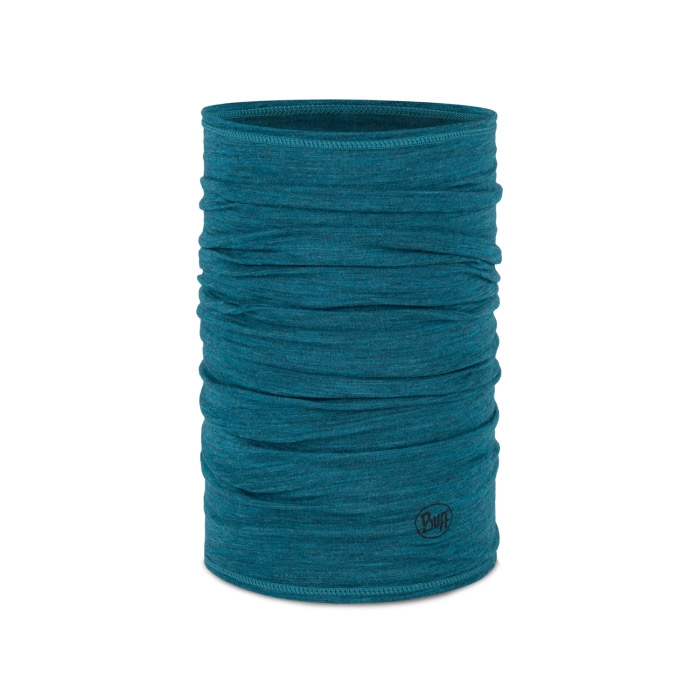 Billede af Buff Lightweight Merino wool halsedisse-solid teal - Buff og lign.