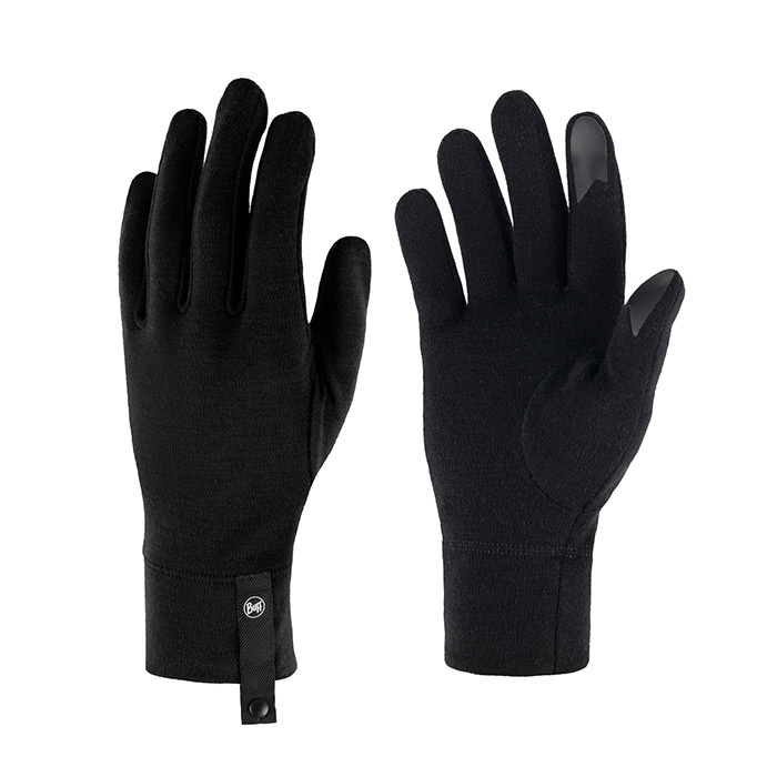 Buff Merino Midweight handsker-S