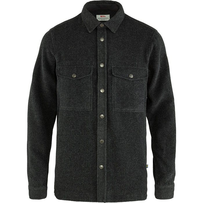 Fjällräven Canada Shirt Solid Men-dark grey