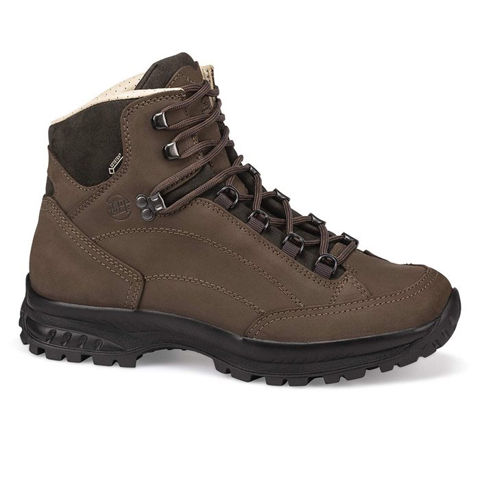 Hanwag Canyon wide GoreTex vandrestøvler, earth brown