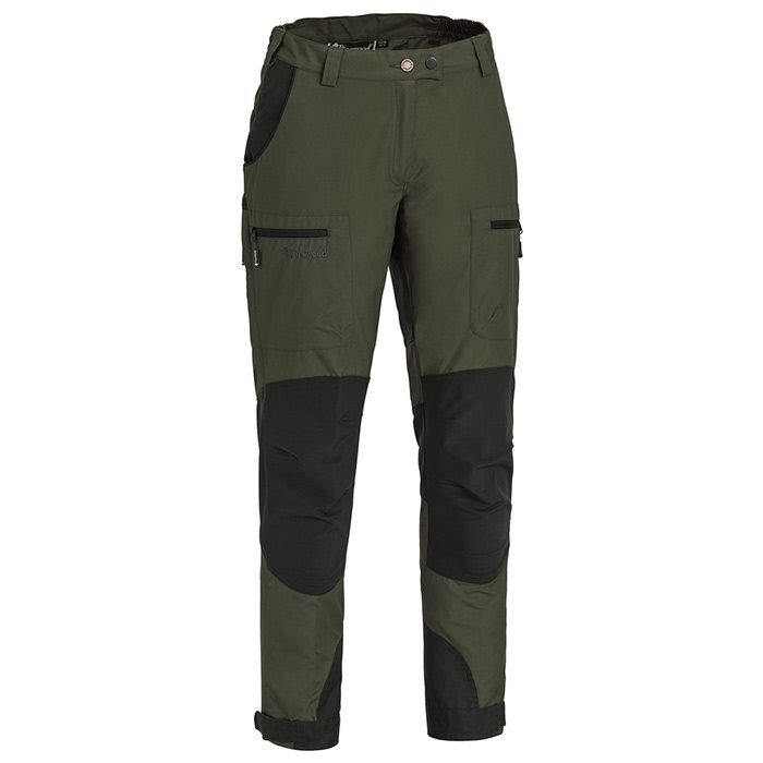 Pinewood Caribou TC damebukser-mossgreen/black-36-short – Bukser