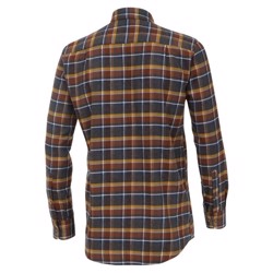 Casa Moda Garda softflannel, brown check