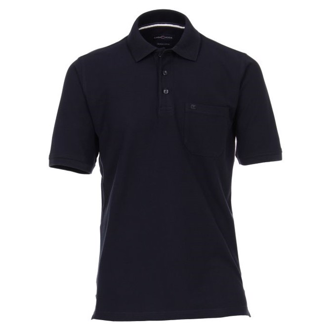 Casa Moda Lisbon polo shirt, dark navy - T-Shirt, Polo-shirt