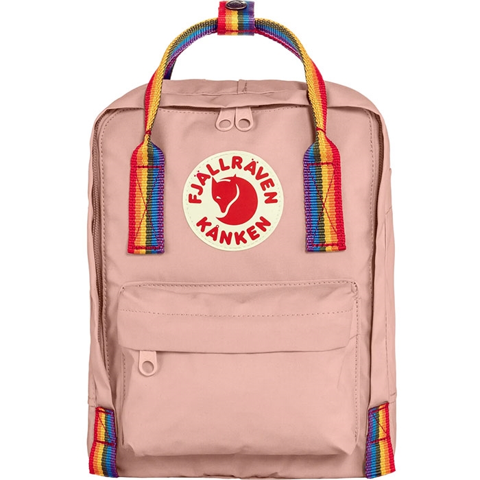 Fjällräven Kånken Rainbow Mini (Lyserød (CHALK ROSE-RAINBOW/302-907) One size)