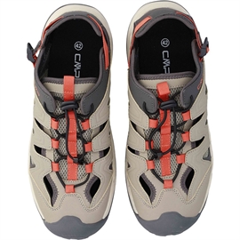CMP Trekkor Hiking sandal, grey-corda-orange
