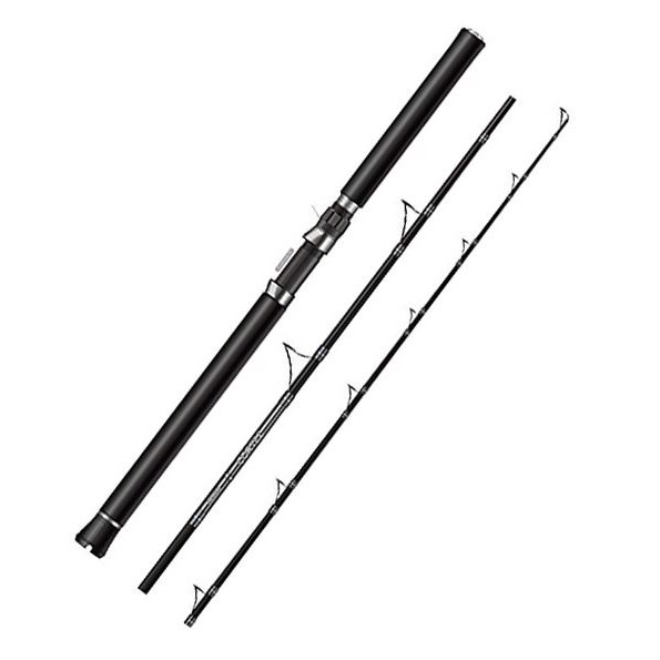 Billede af Okuma Cortez Black 50lbs pirkestang m/taske - Havstang / Trolling