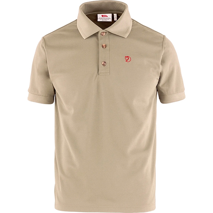 Fjällräven Mens Crowley Pique Shirt (Beige (FOSSIL/118) Large)