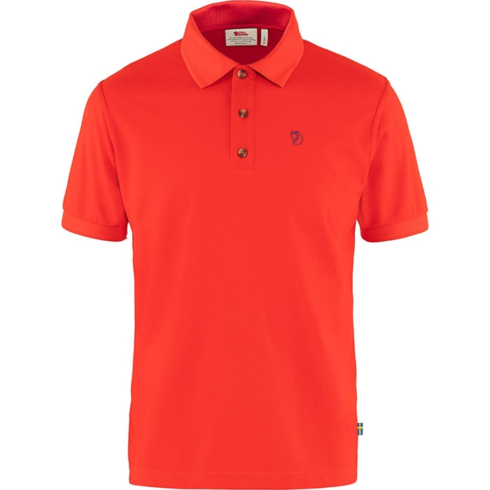 Billede af Fjällräven Crowley Pique Shirt-true red-L - T-Shirt, Polo-shirt