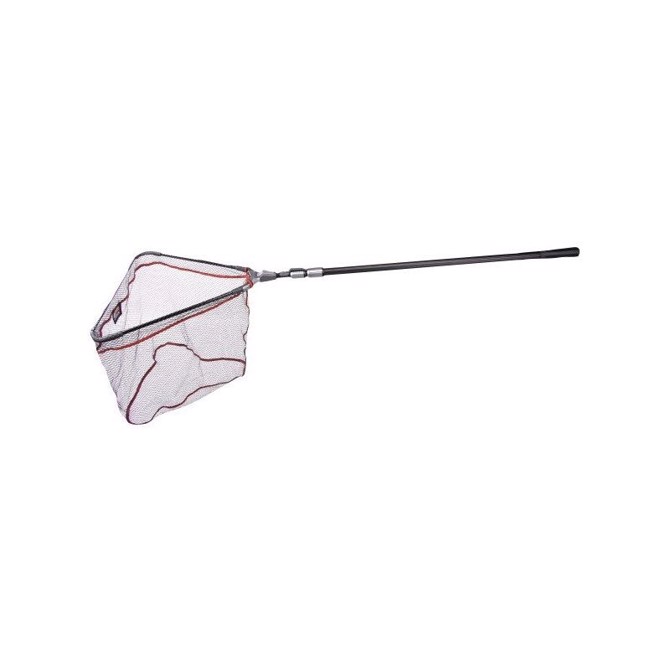 D.A.M. Fangstnet med gummi mesh, 3-delt, 190cm