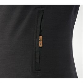 Fjällräven Keb Fleece Vest Dame, d.grey/black