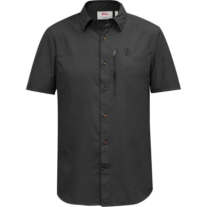 Fjällräven Abisko Hike Shirt SS Men-dark grey-L