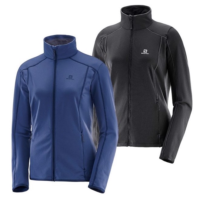 Brise Kontinent tempereret Salomon Discovery FZ midlayer Woman fleecejakke