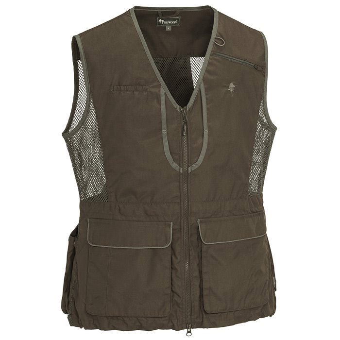 Pinewood Dogsport 2.0 Vest Dame-suede brown / d.olive-L - Pinewood