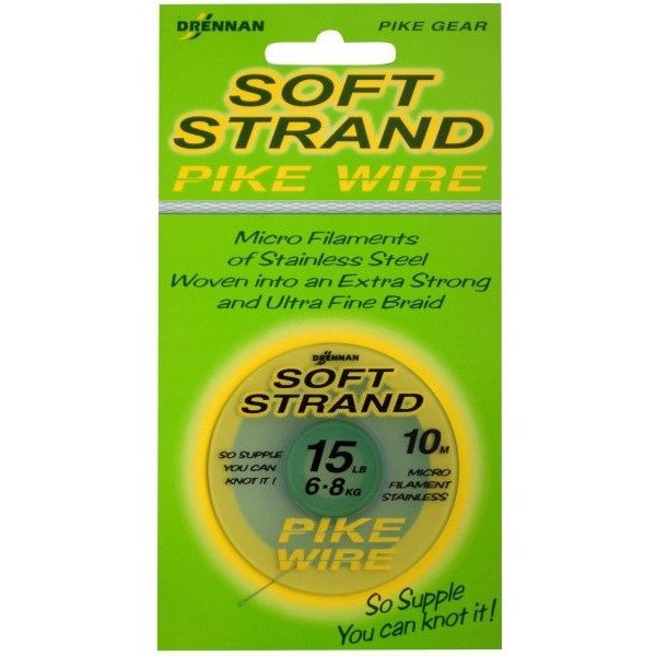 Drennan Soft Strand Pike wire / geddeforfang