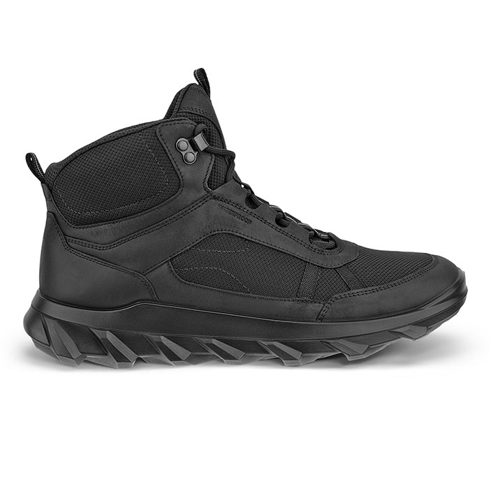 Ecco MX Mid Waterproof Herre / Mænd, black-45 - Vandrestøvler
