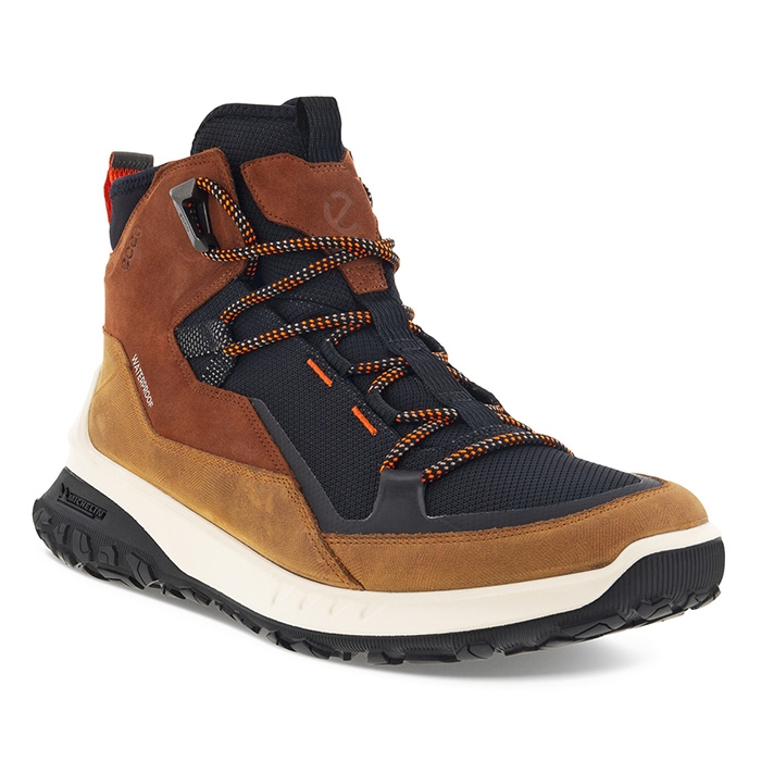 Ecco ULT TRN Mid Waterproof Men, sierra/cognac - Vandrestøvler