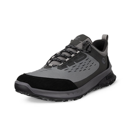 Ecco ULT TRN Leather/Tex Waterproof Men, steel