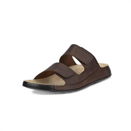 Ecco Cozmo Slide Sandal Men, brun