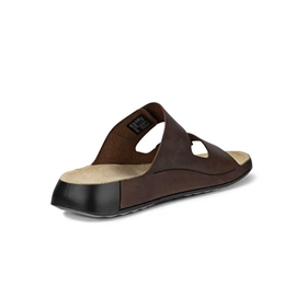 Ecco Cozmo Slide Sandal Men, brun