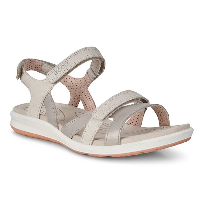 Ecco Cruise II sandal, silver grey/gravel-38 - Sandaler