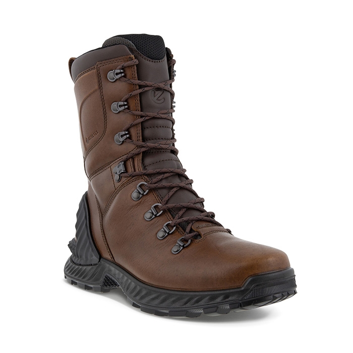 #2 - Ecco Exohike High GTX vandrestøvle, brun-44 - Vandrestøvler