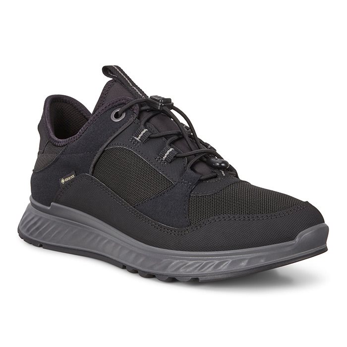 Se Ecco Exostride Women Low GTX Tex, black-42 - Hverdagssko hos Outdoornu.dk