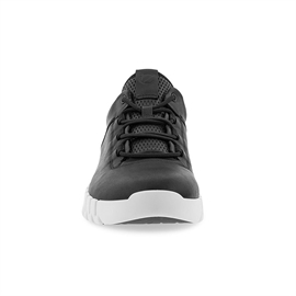 Ecco Gruuv Leather Men, black/white