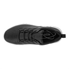 Ecco Gruuv Leather Men, black/white