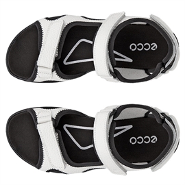 Ecco Hike Sandal 3 Straps Dame, white-39