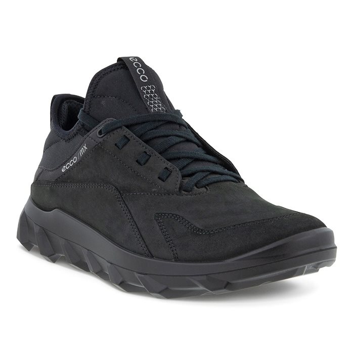 Ecco MX Low Nubuck Men, black-44 - Vandresko