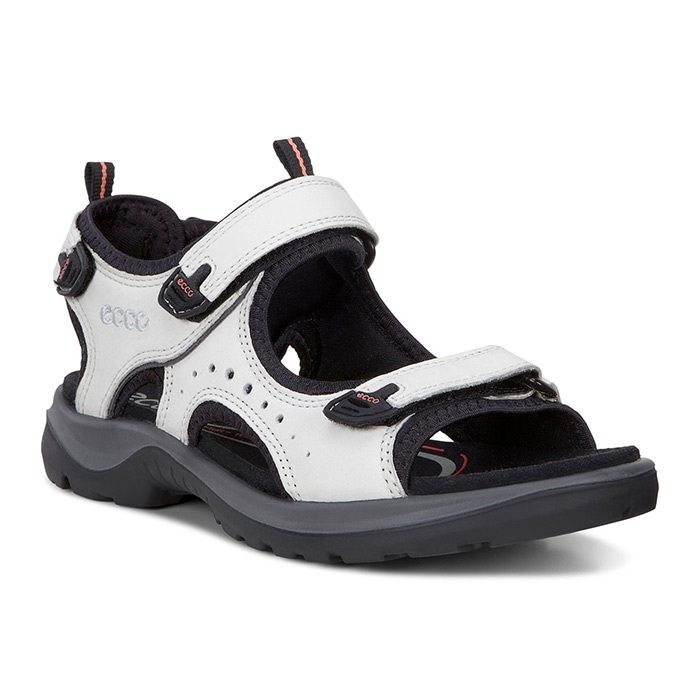 Ecco Offroad II Dame sandal, white yabuck