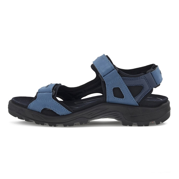 Signal præcedens slå op Ecco Offroad Yucatan Men sandal, blue marine