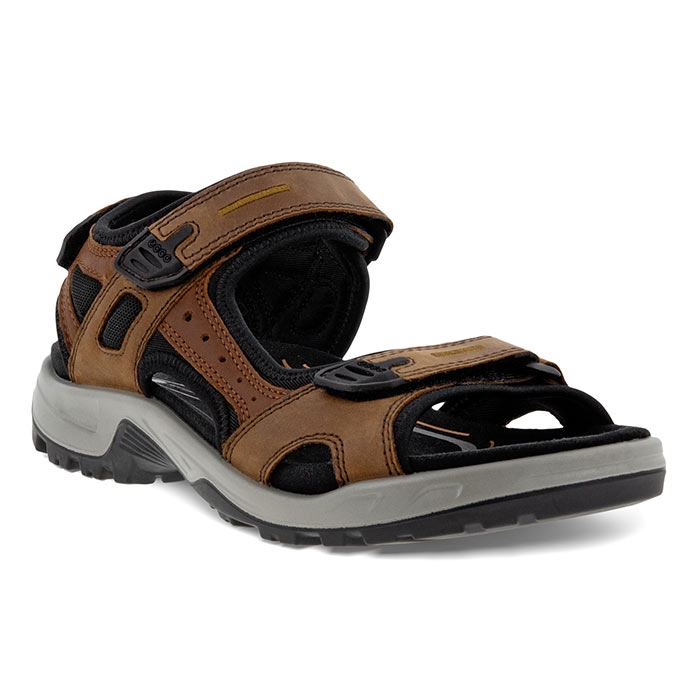 Billede af Ecco Offroad Yucatan Men sandal, espresso/cocoa-41 - Sandaler hos Outdoornu.dk