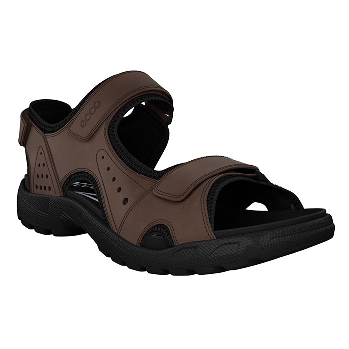 Ecco Onroads sandal Men, cocoa brown / black-42 - Sandaler