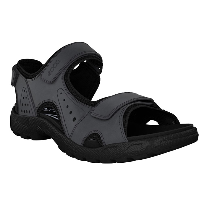 #3 - Ecco Onroads sandal Men, magnet / black-45 - Sandaler