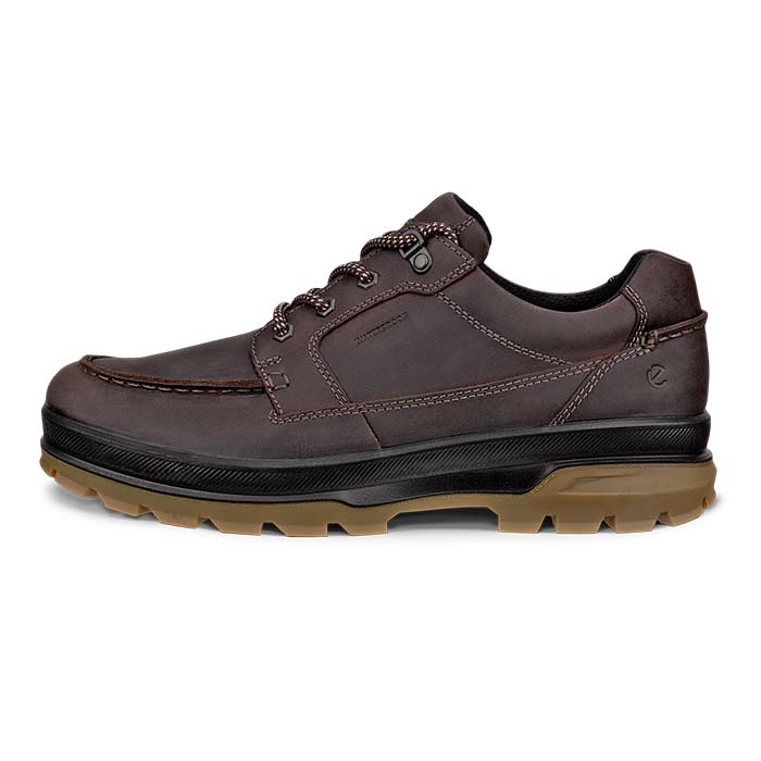 Ecco Rugged Track Waterproof Moc Toe, coffee