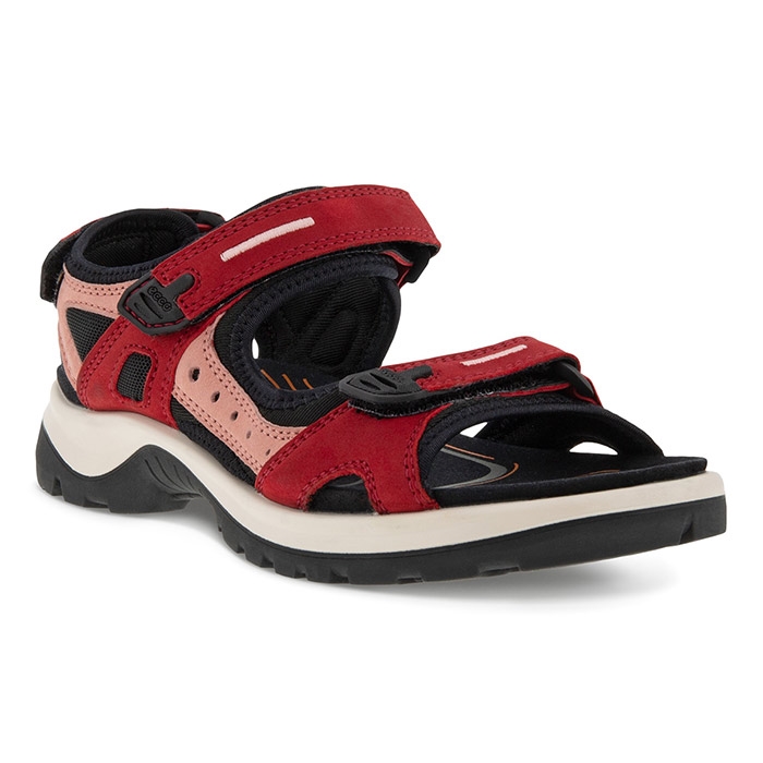 Yucatan Dame sandal, red chili/d.