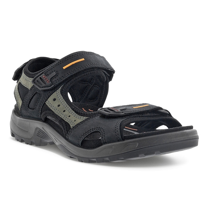 Ecco Offroad Yucatan Men sandal, black/mole-44 - Sandaler
