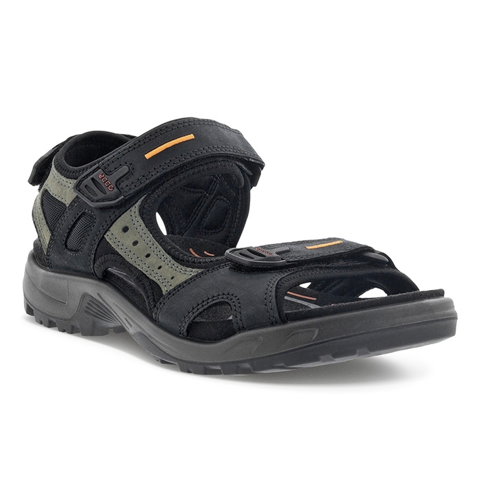 Billede af Ecco Offroad Yucatan Men sandal, black/mole-43 - Sandaler hos Outdoornu.dk