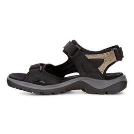 Ecco Offroad Yucatan Dame sandal, black/mole